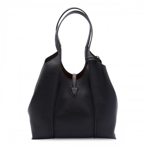 BLACK LEATHER TOTES