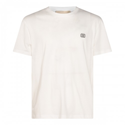 WHITE COTTON T-SHIRT