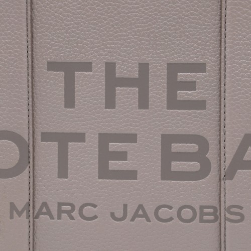 GREY LEATHER THE MEDIUM TOTE BAG