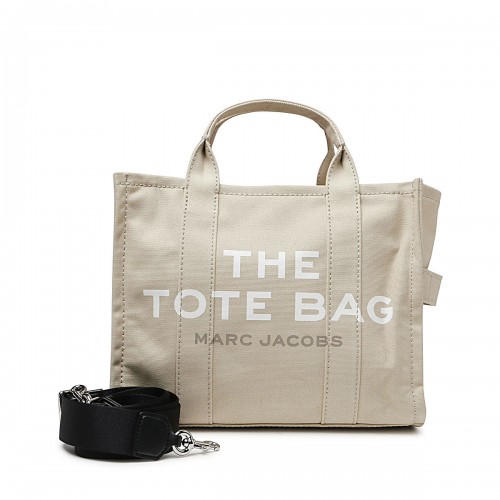 BEIGE COTTON THE MEDIUM TOTE BAG