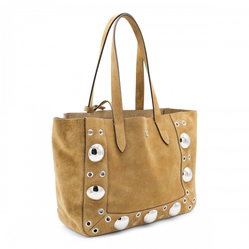 BEIGE LEATHER NELLCOTE TOTES 2