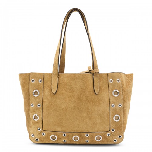 BEIGE LEATHER NELLCOTE TOTES