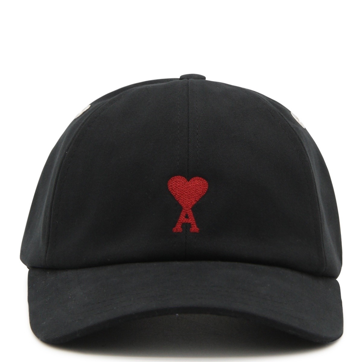 BLACK COTTON AMI DE COEUR BASEBALL CAP