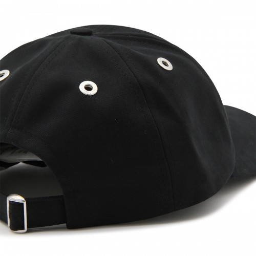 BLACK COTTON AMI DE COEUR BASEBALL CAP