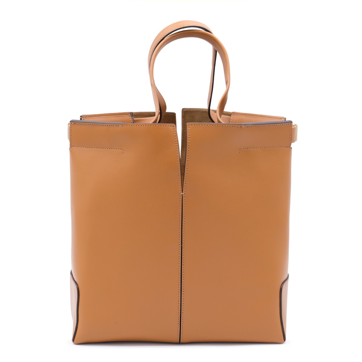 BROWN LEATHER TOTES
