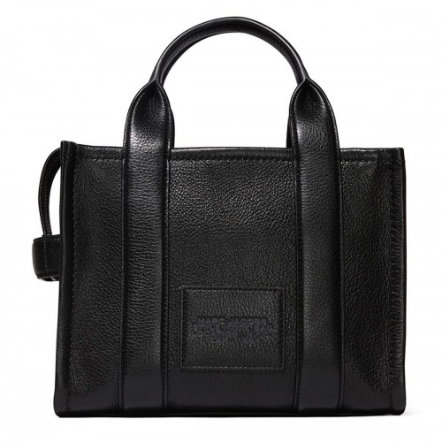 BLACK LEATHER THE SMALL TOTE BAG