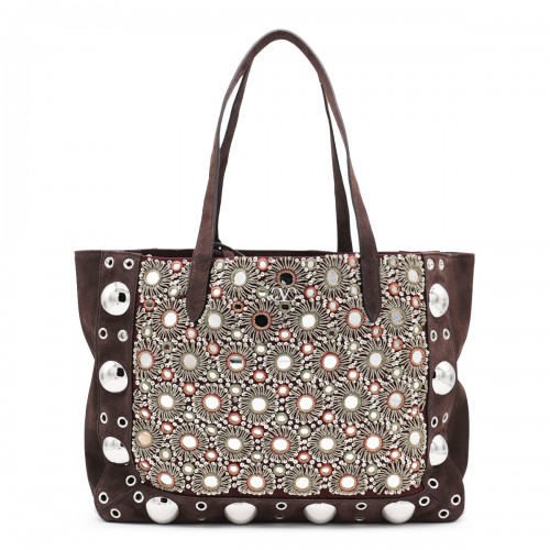 BROWN LEATHER TOTES