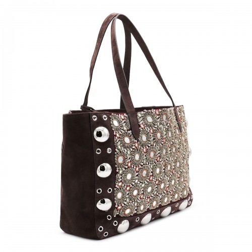 BROWN LEATHER TOTES