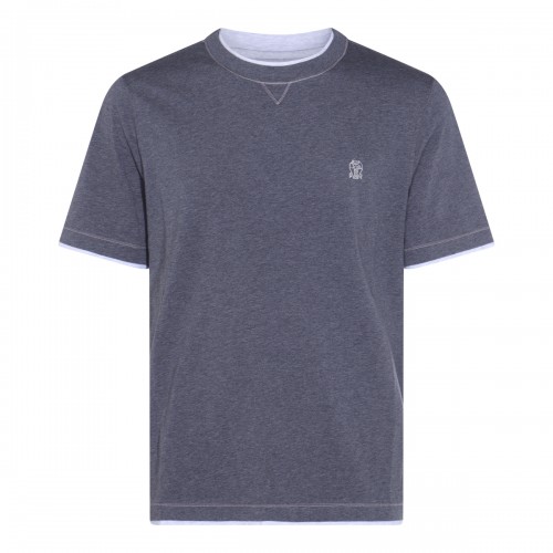 GREY COTTON T-SHIRT
