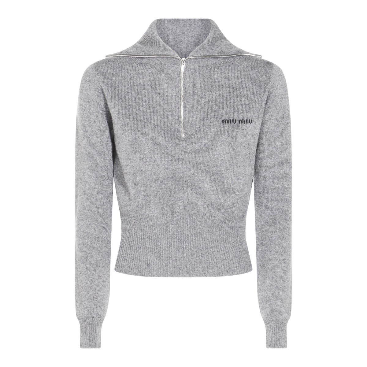 GREY CASHMERE KNITWEAR