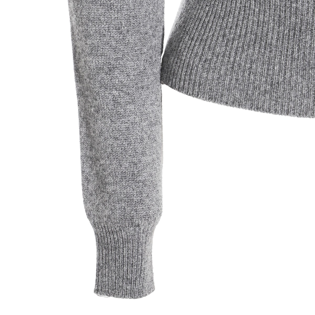 GREY CASHMERE KNITWEAR