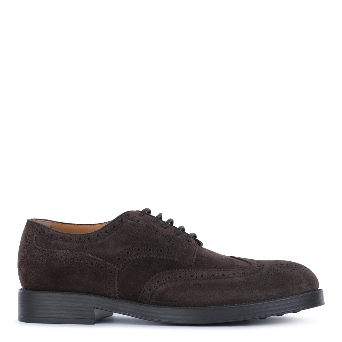 DARK BROWN LEATHER LACE UP SHOES