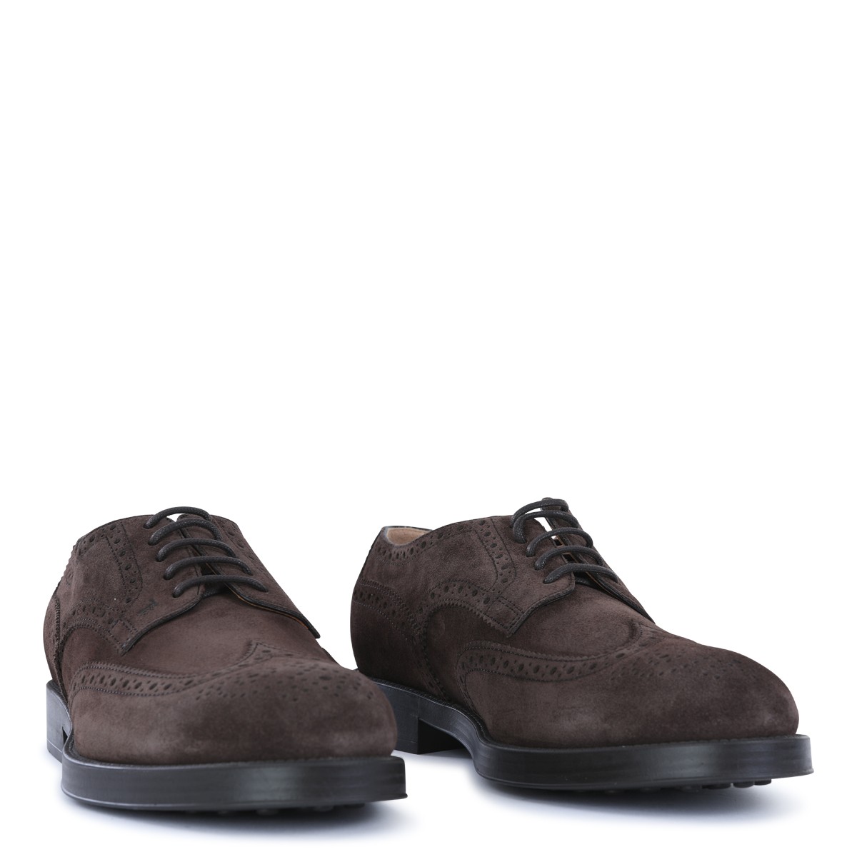 DARK BROWN LEATHER LACE UP SHOES