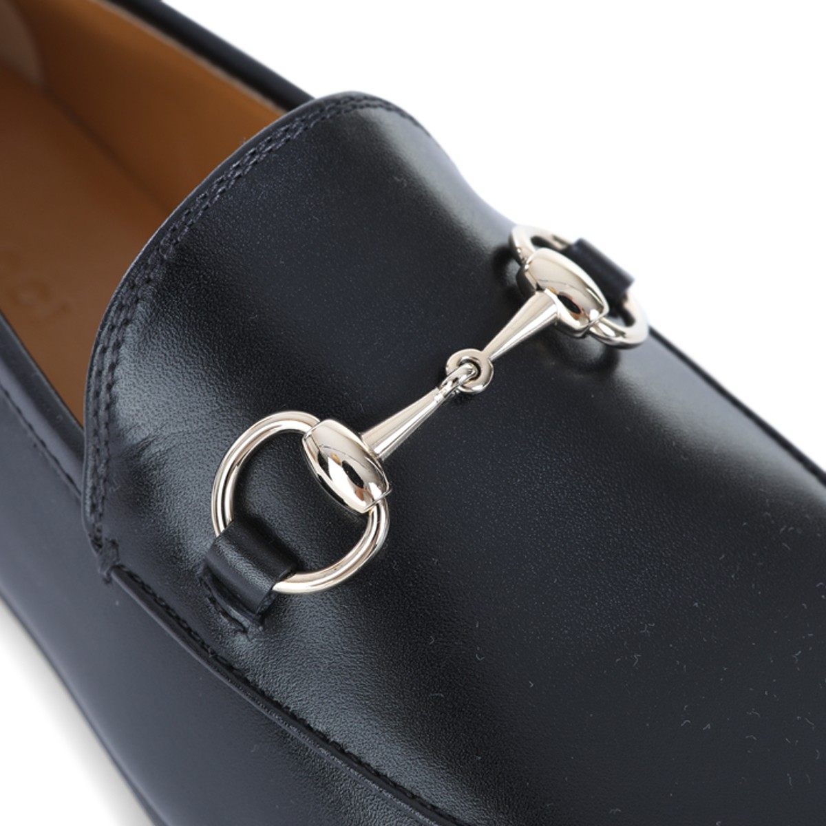 BLACK LEATHER LOAFERS