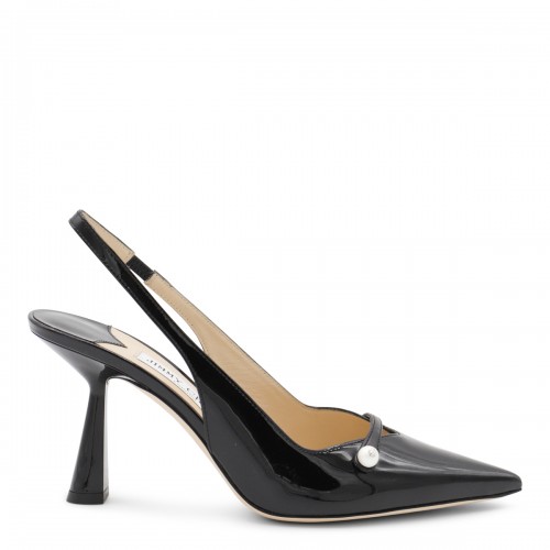 BLACK LEATHER PUMPS