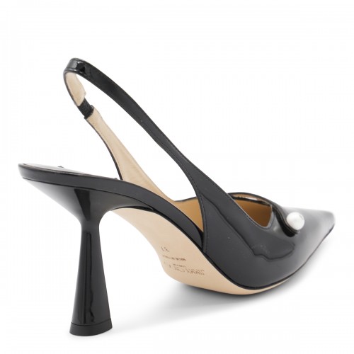 BLACK LEATHER PUMPS