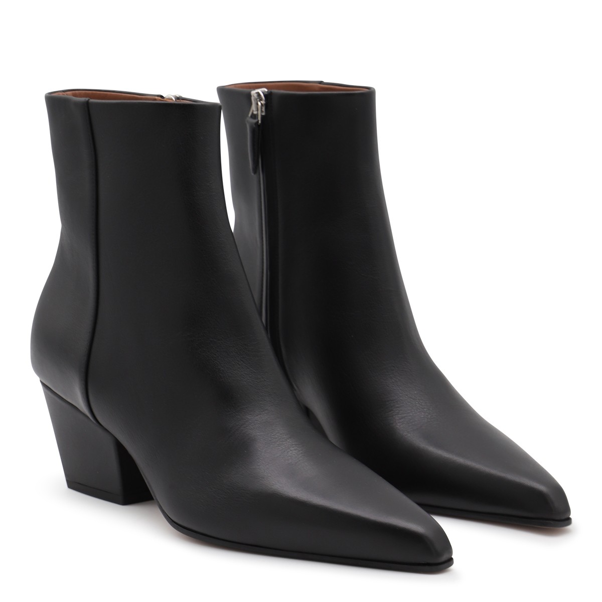 BLACK LEATHER JANE BOOTS BLACK LEATHER JANE BOOTS