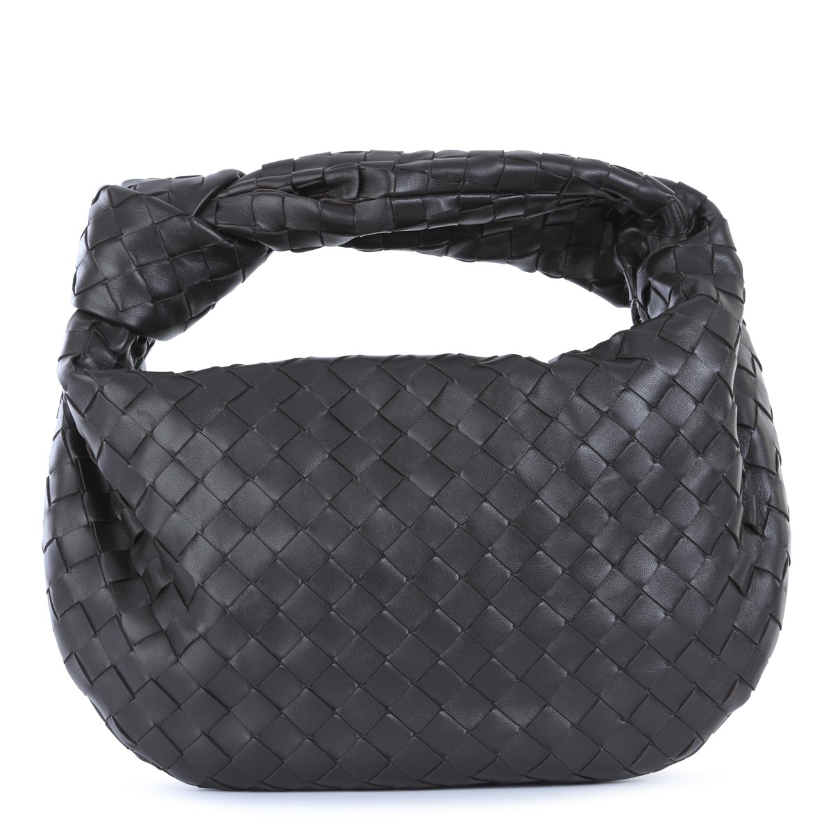 DARK BROWN LEATHER JODIE SHOULDER BAG