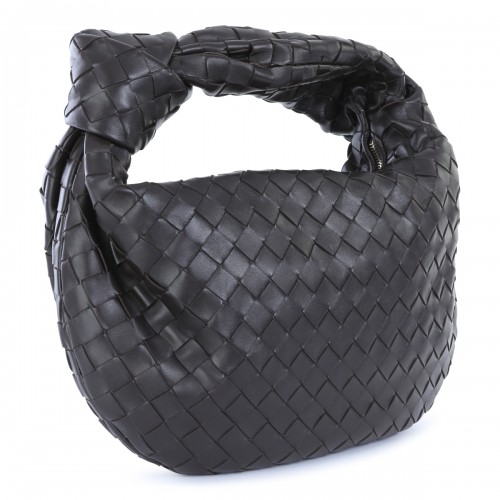 DARK BROWN LEATHER JODIE SHOULDER BAG