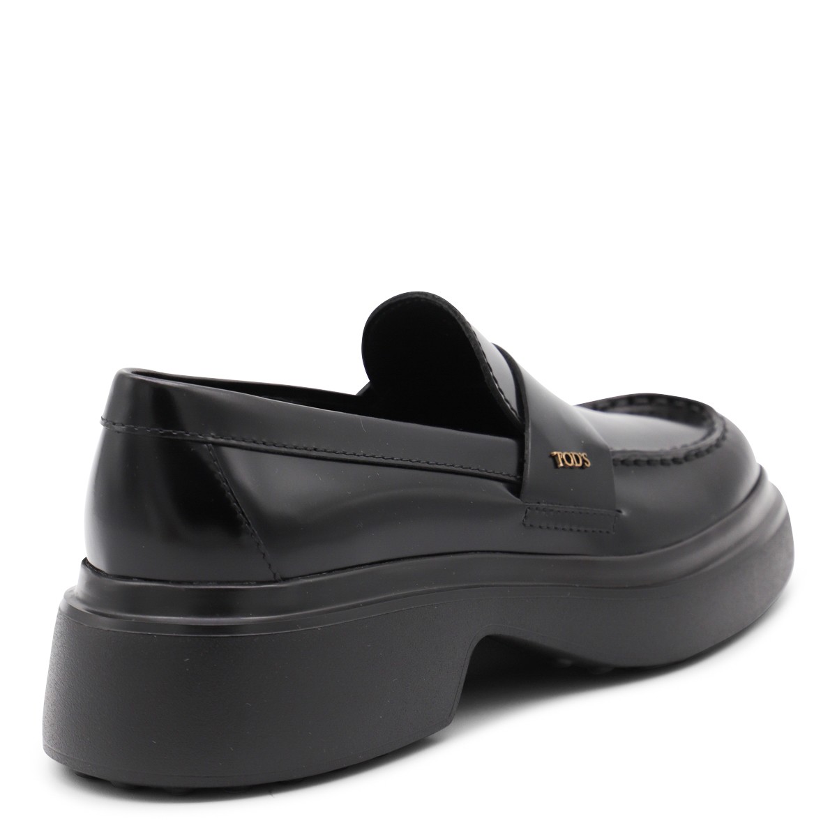 BLACK LEATHER LOAFERS BLACK LEATHER LOAFERS