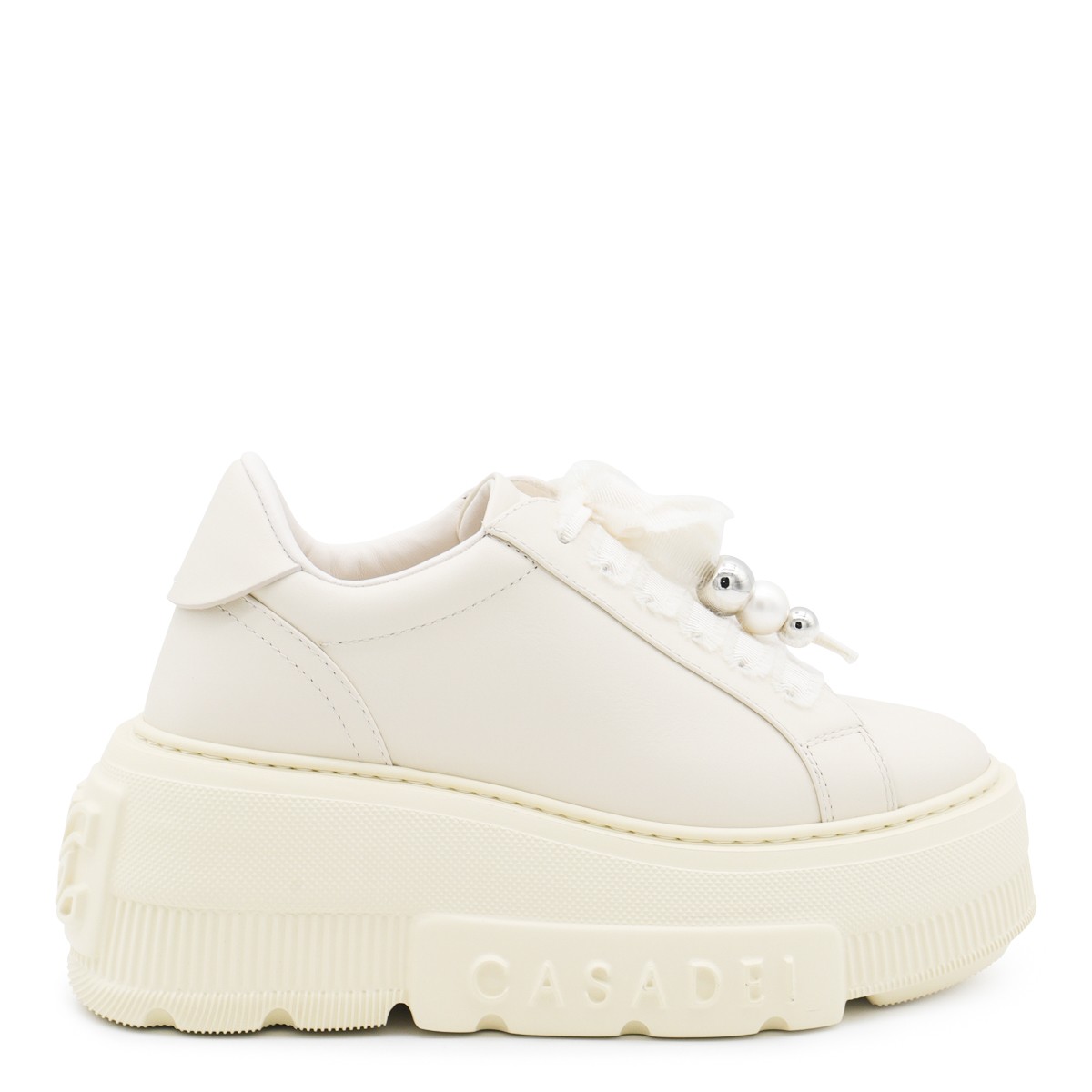 MILK LEATHER NEXUS SNEAKERS