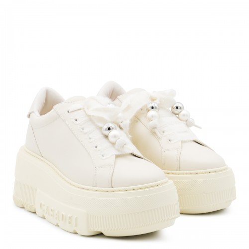MILK LEATHER NEXUS SNEAKERS