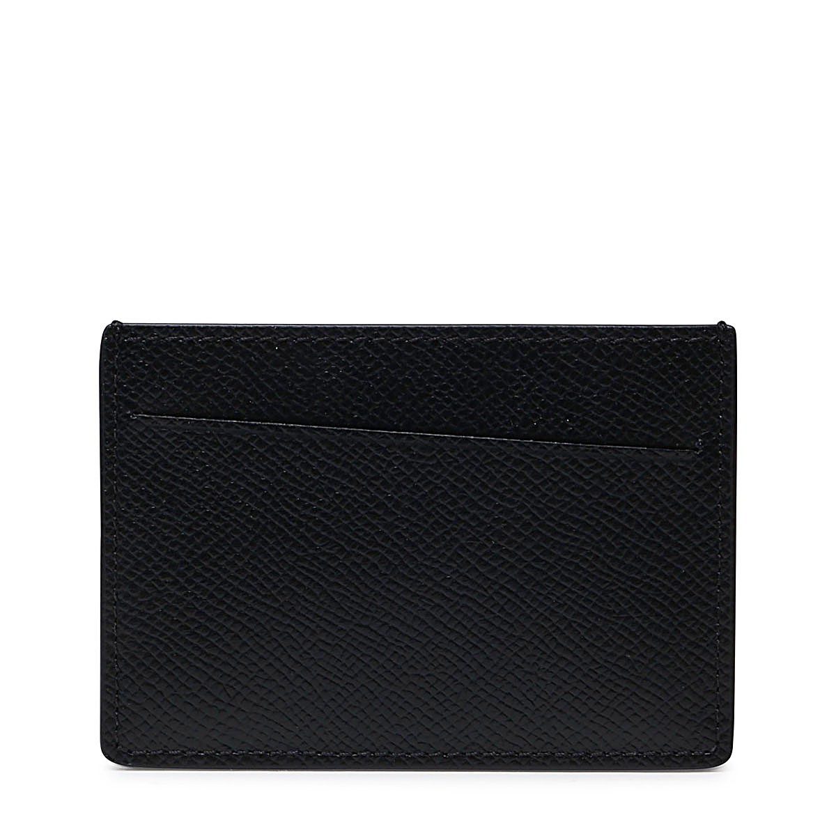 BLACK LEATHER CARD HOLDER