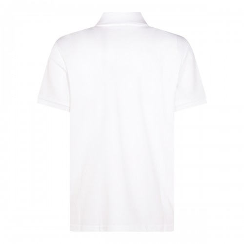 WHITE COTTON POLO SHIRT