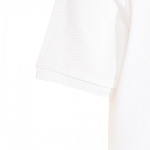 WHITE COTTON POLO SHIRT
