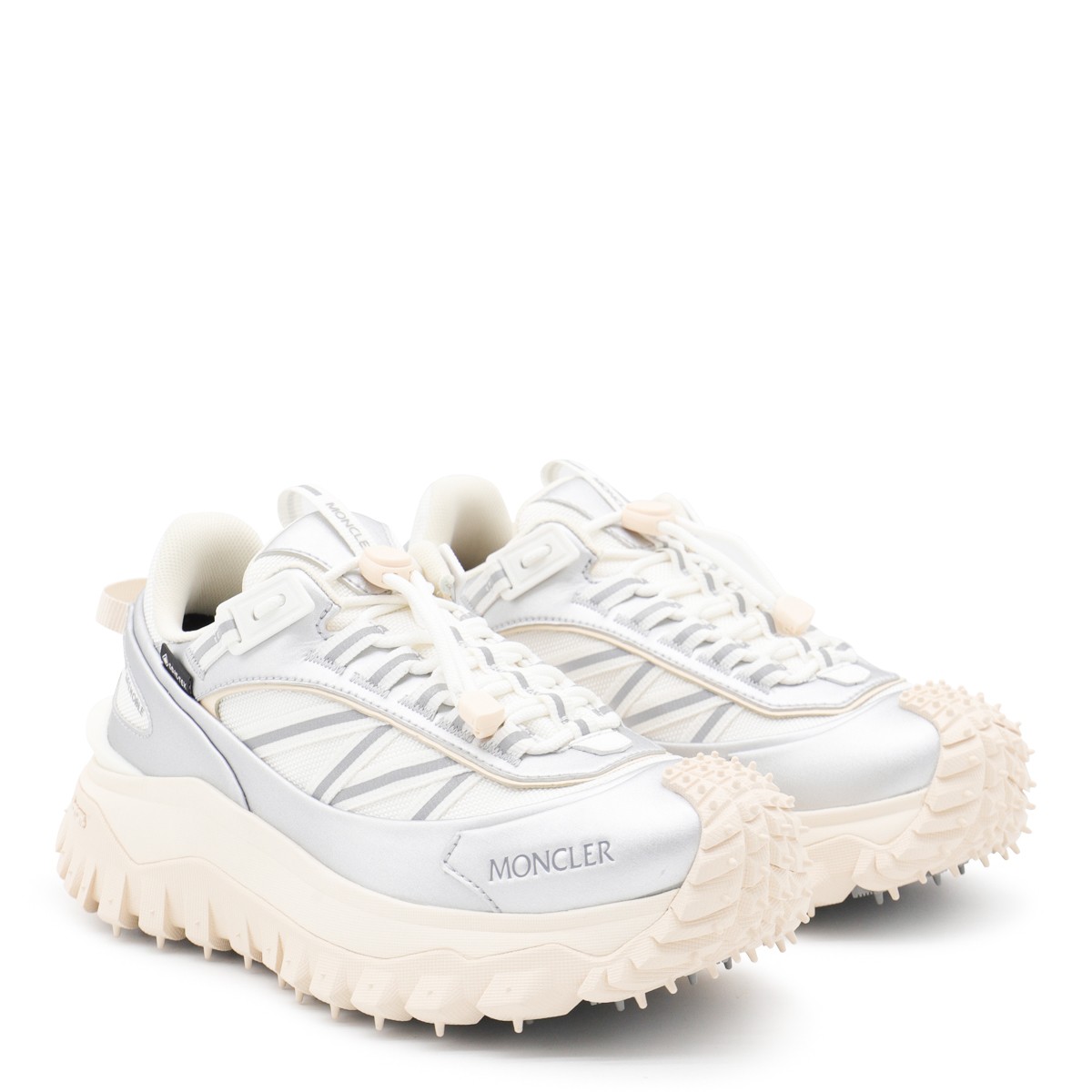 SILVER LEATHER TRAILGRIP GTX SNEAKERS SILVER LEATHER TRAILGRIP GTX SNEAKERS