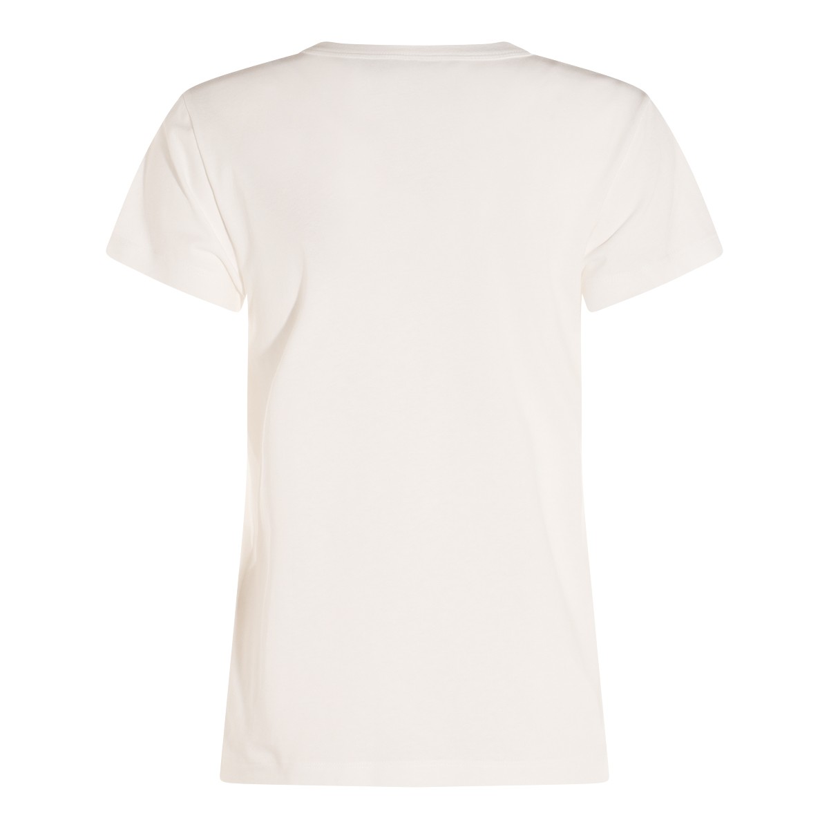 WHITE COTTON T-SHIRT
