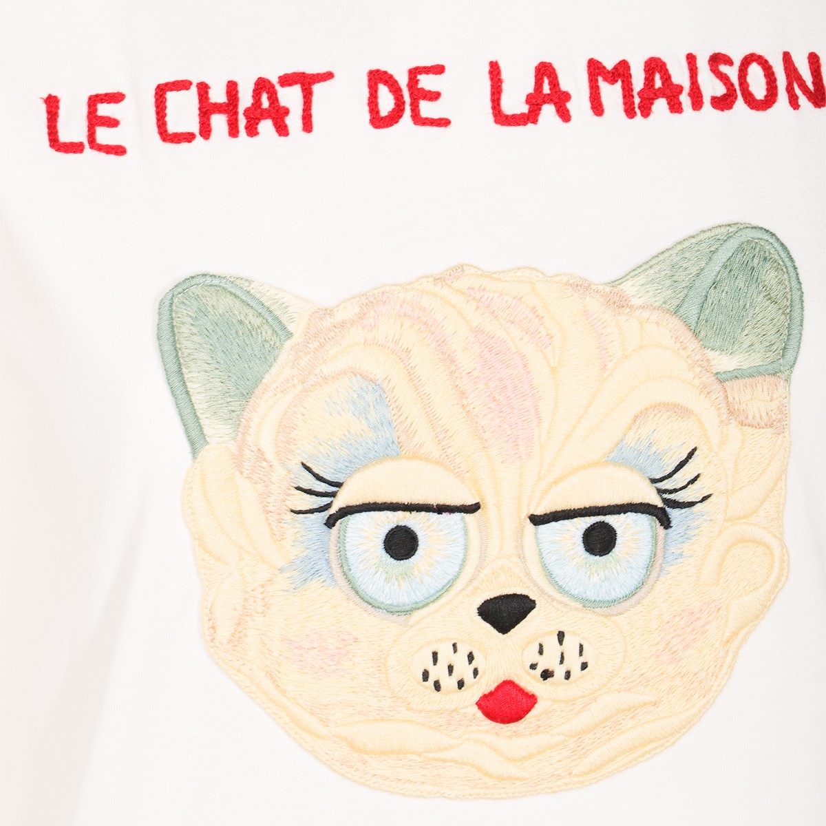 WHITE COTTON T-SHIRT