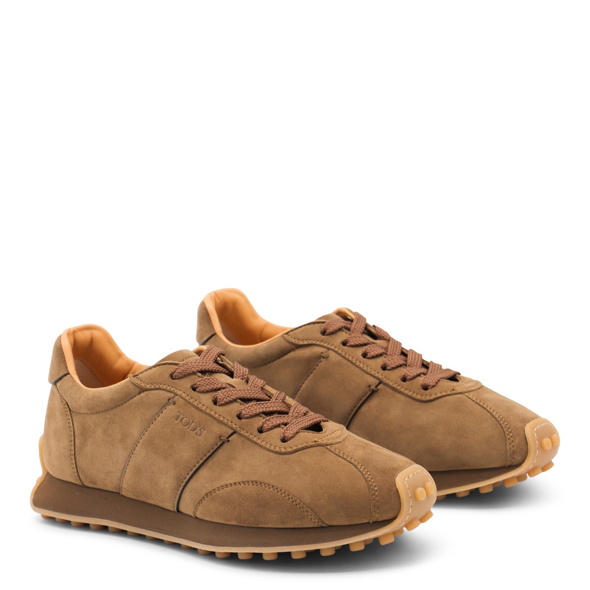 BROWN LEATHER SNEAKERS BROWN LEATHER SNEAKERS