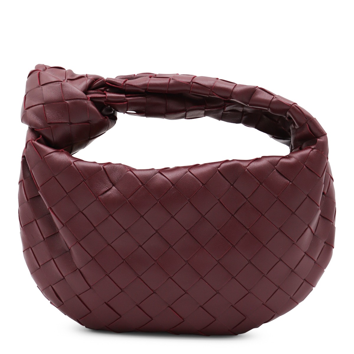 DARK RED LEATHER JODIE MINI BAG