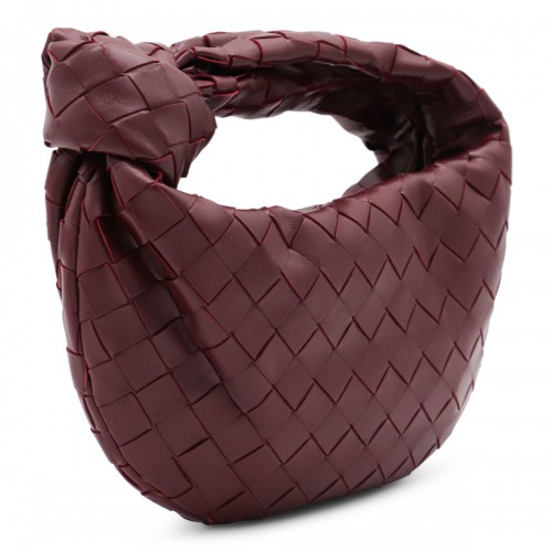 DARK RED LEATHER JODIE MINI... 2