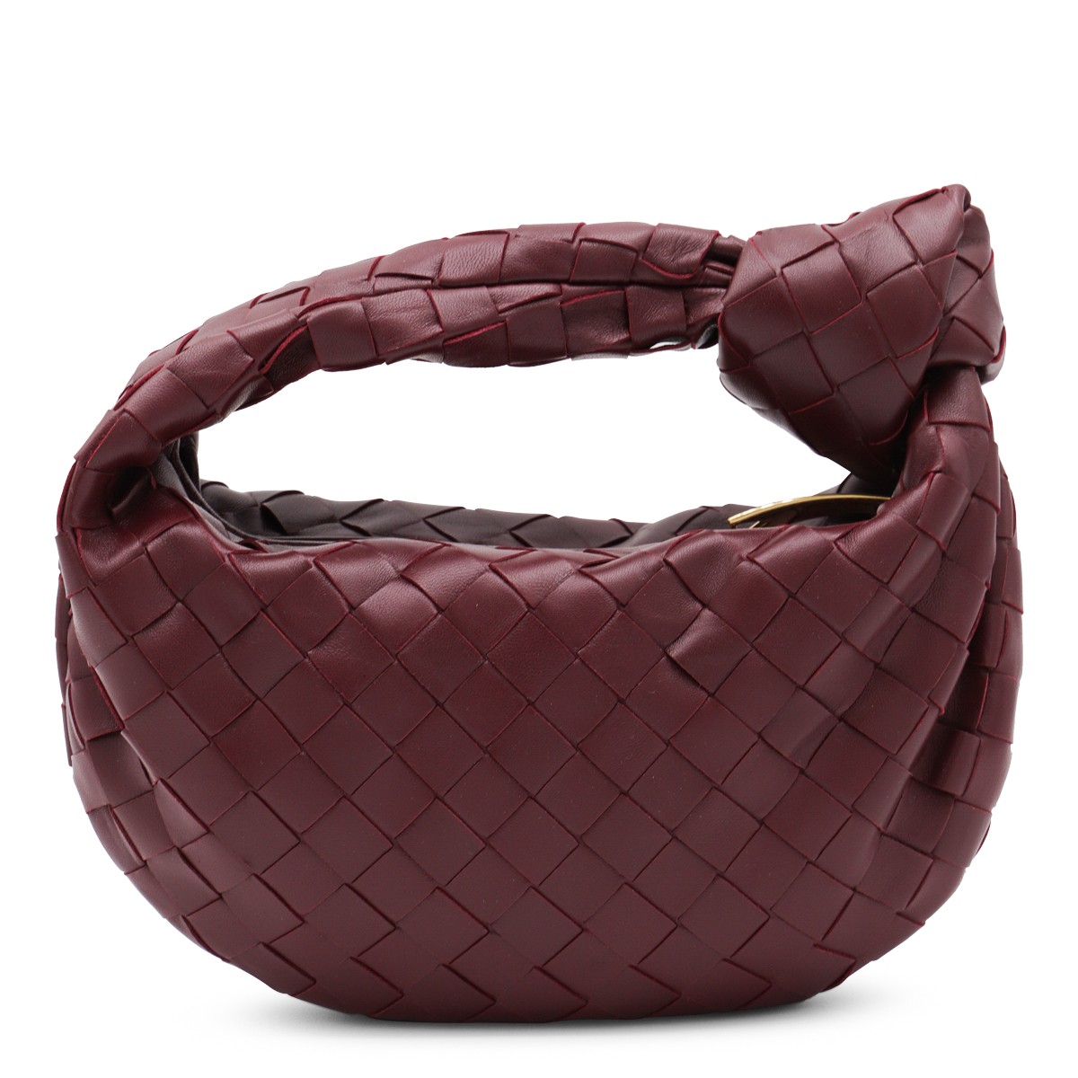 DARK RED LEATHER JODIE MINI BAG