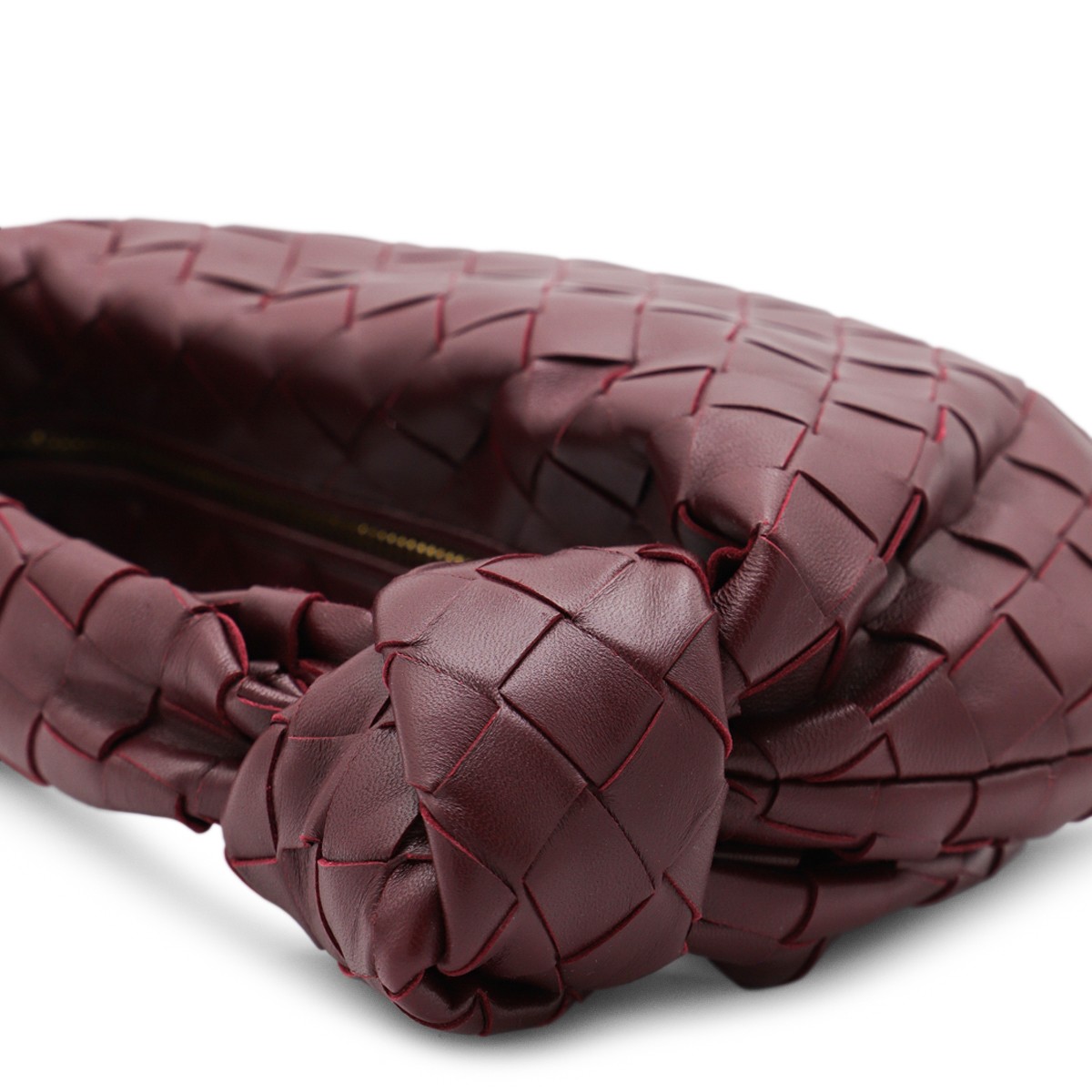 DARK RED LEATHER JODIE MINI BAG