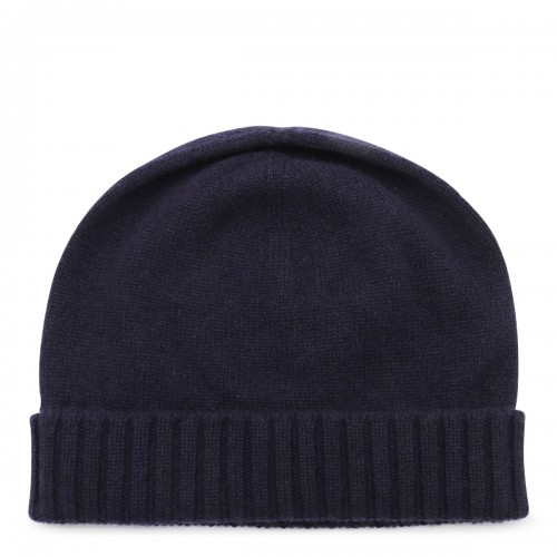 BLUE WOOL BEANIE