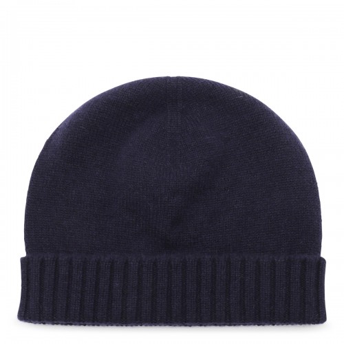 BLUE WOOL BEANIE