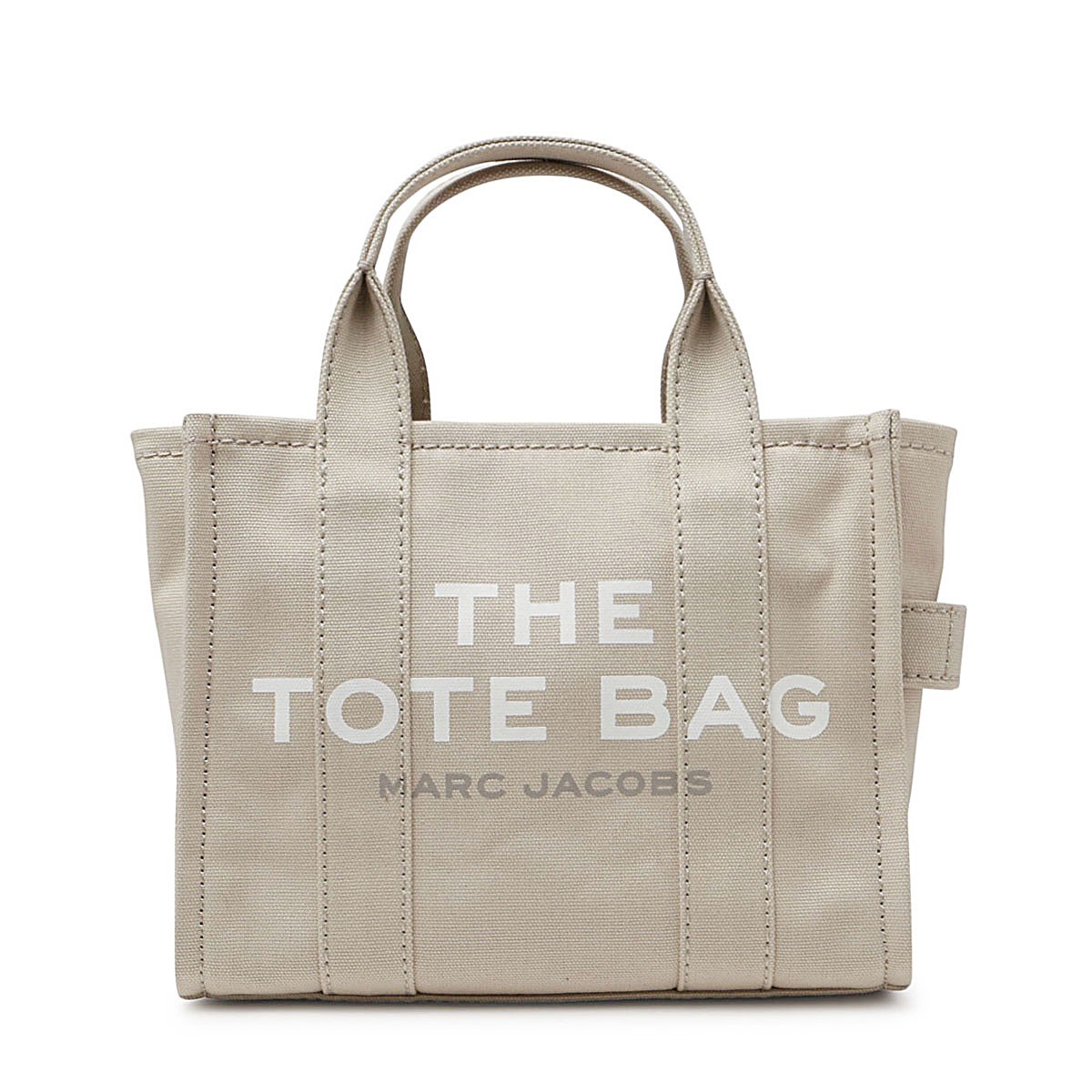BEIGE CANVAS THE SMALL TOTE BAG