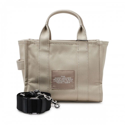 BEIGE CANVAS THE SMALL TOTE BAG