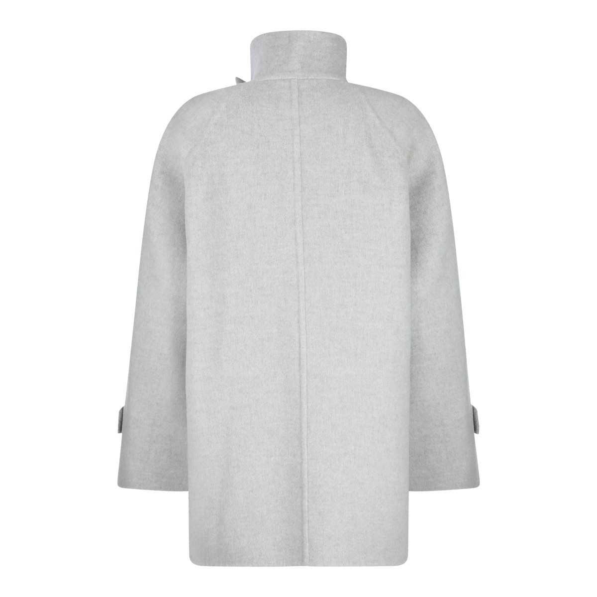 LIGHT GREY WOOL COAT