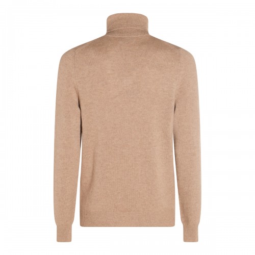 BEIGE CASHMERE KNITWEAR