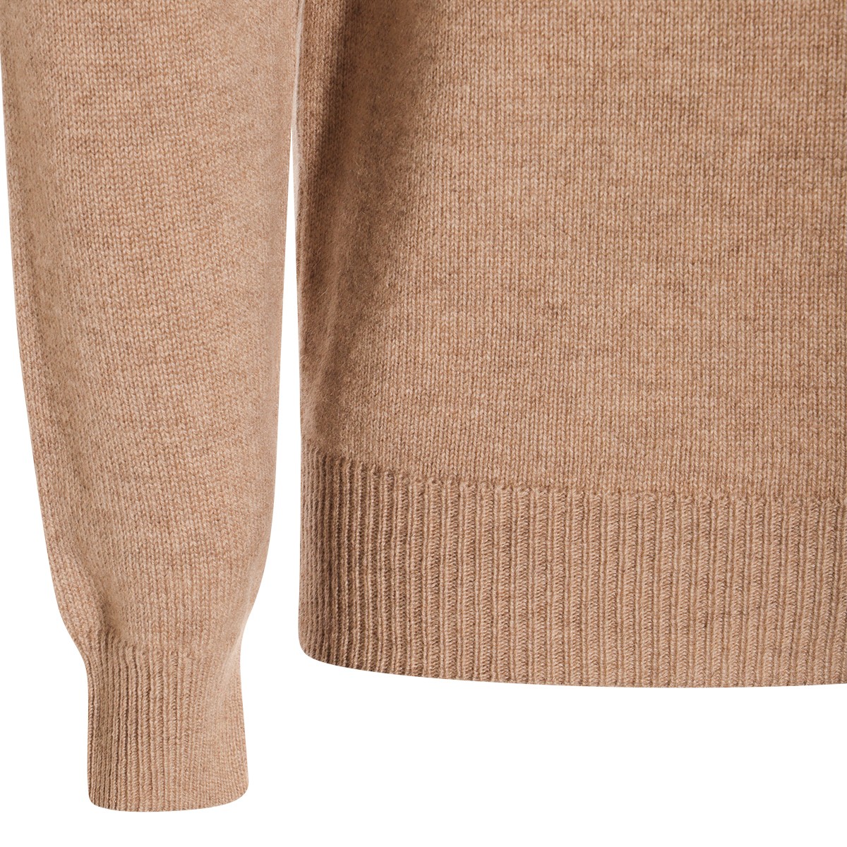 BEIGE CASHMERE KNITWEAR