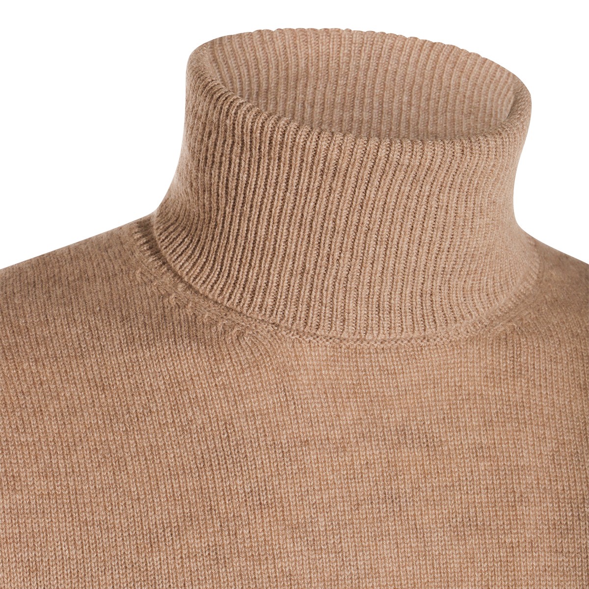 BEIGE CASHMERE KNITWEAR