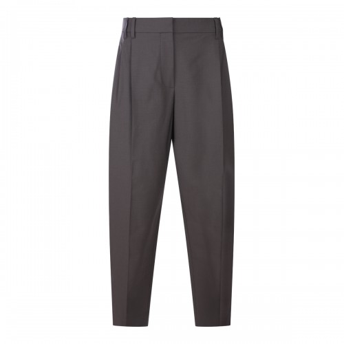 GREY WOOL PANTS