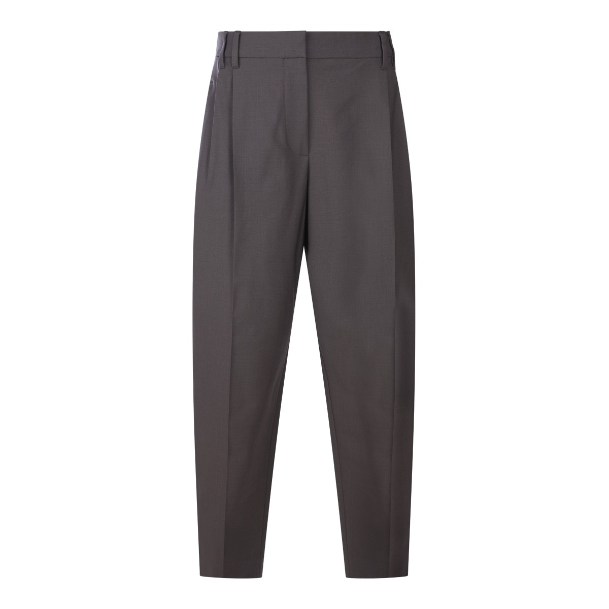 GREY WOOL PANTS
