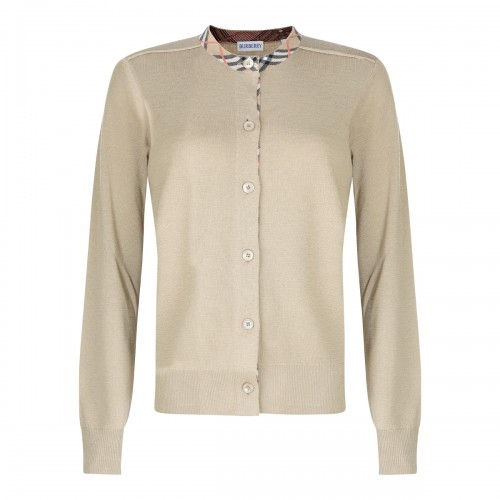 BEIGE WOOL KNITWEAR