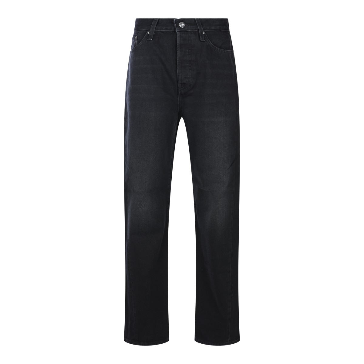 BLACK COTTON JEANS