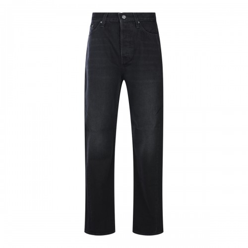 BLACK COTTON JEANS